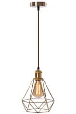 Toolight DIAMOND PENDING LAMP 392197 Svetlo zlato