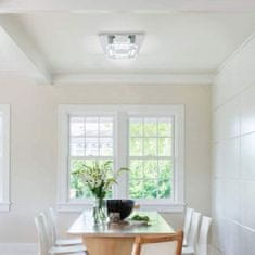 Toolight Kvadratna kristalna stropna svetilka Plafond Glamour 8W APP405-C APP406-C