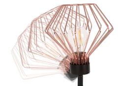 Toolight Trojna kovinska stropna svetilka APP536-3C Pink Gold