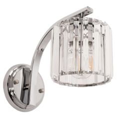 Toolight Kovinska kristalna stenska svetilka APP509-1W CHROME