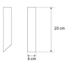 Toolight Talna svetilka MODERN 20 CM APP571-1C Črna