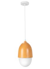 Toolight Obesna stropna svetilka Peanut Metal Wood Boho APP952-1CP