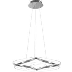 Toolight Moderna stropna svetilka LED + PILOT APP795-CP Flat Chrome