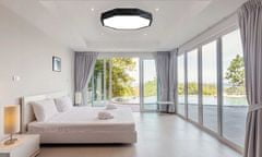 Toolight Plafond Diamond APP862-C 40 cm črn