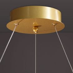 Toolight Lampa Wisząca APP1189-CP Gold 40cm