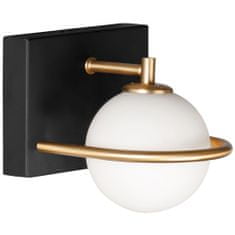 Toolight LAMPA ŚCIENNA KINKIET APP1220-1W Black Gold