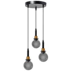 Toolight Lampa Wisząca APP1125-3CP Black Gold