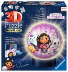 Ravensburger Puzzle-Ball Gabby's Dollhouse 72 kosov (nočna izdaja)