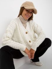 RUE PARIS Klasičen ženski pulover Jala ekru Universal