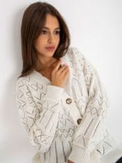 RUE PARIS Klasičen ženski pulover Jehan ekru Universal