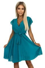 Numoco Ženska mini obleka Launcengere morsko modra Universal