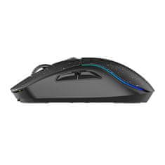 NEW Brezžična gaming miška + polnilna postaja Dareu A950 RGB 400-12000 DPI (črna)