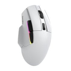 Dareu Wireless gaming mouse + charging dock Dareu A955 RGB 400-12000 DPI (white)