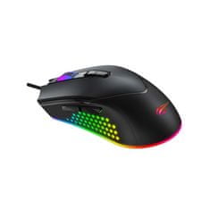 Havit GAMENOTE MS814 RGB gaming miška 1000-7000 DPI PWM3335