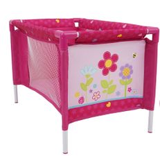 3-delni igralni set, voziček, otroška posteljica in otroška posteljica - Flowers