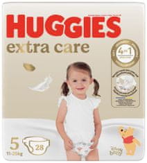 Huggies HUGGIES Extra Care 5 plenice za enkratno uporabo (12-17 kg) 28 kosov