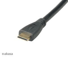 Akasa - Adapter HDMI na mini HDMI - 25 cm