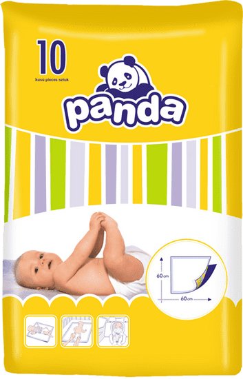 Bella PANDA - previjalne blazinice za dojenčke 10 kosov