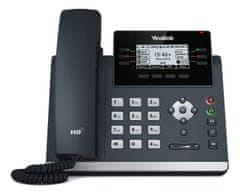 YEALINK SIP-T42U Telefon SIP, PoE, 2,7" 192x64 LCD, 15 linij, 2xUSB, GigE