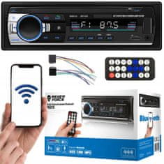 Dexxer 1DIN 12V LCD avtoradio 4x50W USB Bluetooth + daljinec