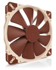 Noctua Računalniški ventilator Noctua NF A20 5V PWM, 20 cm, bež in rdeč, tiho delovanje, visoka zmogljivost