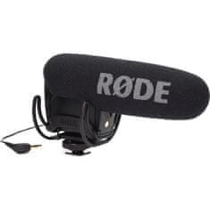 Rode RØDE VIDEOMIC PRO R črni usmerni mikrofon za digitalne fotoaparate, 9V, 85g, visoka kakovost zvoka, superkardioidna usmeritev