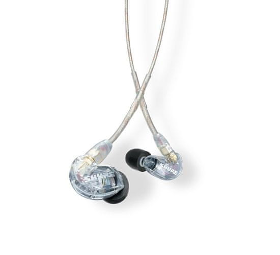 Shure Shure SE215 Pro Slušalke Z Žico In-ear Transparentne za Profesionalno Uporabo v Studiju/Na Odru