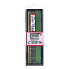 Kingston Kingston UDIMM ECC 8GB DDR4 2666MHz RAM za PC/strežnik, natančnost: 1Rx8, CAS 19, neodprta, RoHS certificirana