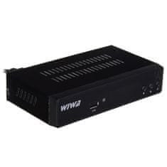 Wiwa TV Tuner WIWA H.265 2790Z, DVB-T2, Z možnostjo snemanja, HDMI, USB 2.0, črna barva, polna HD kakovost