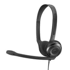 Epos EPOS PC8 USB slušalka za pisarno/call center, binauralna, z mikrofonim, noise canceling, črna, kabel 2 m, USB povezava