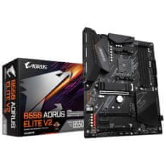 Gigabyte GIGABYTE B550 AORUS ELITE V2 Matična plošča - Podpora za AMD Ryzen 5000, 12+2 fazna moč, do 4733MHz DDR4, ATX