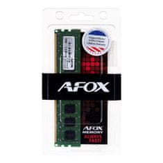 AFOX AFOX DDR3 8GB 1333 MHz UDIMM pomnilniški modul za PC/strežnik, 240-pin DIMM, brez registracije, Zelena barva