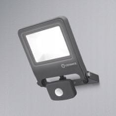 LEDVANCE Reflektor LED svetilka 30W 2700lm 3000K Topla bela IP44 siva s senzorjem gibanja Floodlight Endura