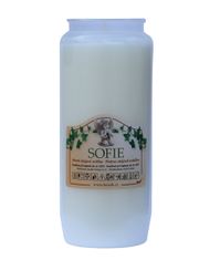Oljna sveča Sofie - 285 g bela