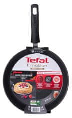 Tefal Pala za palačinke TEFAL Emotion E30038, 25 cm, črna in siva, z nerjavečim jeklom, primerno za vse vrste kuhalnih površin