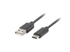 Lanberg lanberg ca-usbo-10cu-0005-bk kabel usb 0,5 m usb 2.0 usb a usb c črn