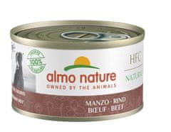 Almo Nature ALMO Nature HFC NATURAL goveje meso - mokra hrana za odrasle pse, 95 g, brez umetnih barvil, brez konzervansov, brez glutena