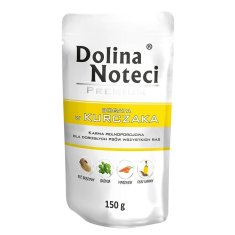 DOLINA NOTECI DOLINA NOTECI Premium mokra hrana za pse z bogato vsebnostjo piščanca - 150 g, primerna za vse pasme in starostne skupine