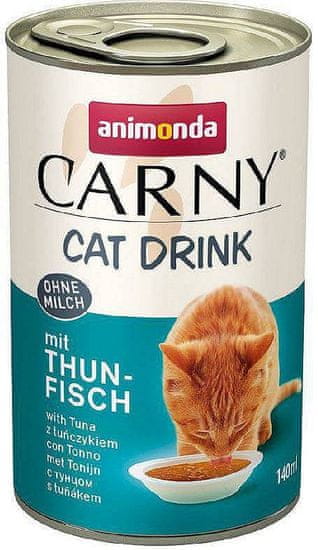 Animonda ANIMONDA Carny Cat Drink Tuna za mačke - 140 ml, zdrave poslastice za odrasle in starejše mačke