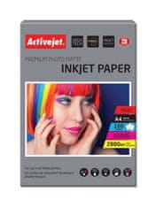 ActiveJet Matirana foto papir Activejet AP4-125M100 za inkjet tiskalnike, A4, 100 listov, 125 g/m²