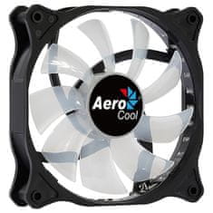 Aerocool Aerocool COSMO12FRGB 12cm Tiha LED RGB Računalniški Ventilator z Molex Povezavo, Črna