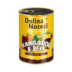 DOLINA NOTECI DOLINA NOTECI Superfood Kangaroo z govedino - mokra hrana za pse, 800 g - brezglutenska in brez umetnih dodatkov