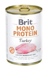 Brit BRIT Mono Protein Purina za pse - Mokra hrana Turčija - 400 g - brez umetnih barvil in sladkorja, primerna za vse pasme