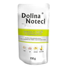 DOLINA NOTECI DOLINA NOTECI Premium Mokra pasja hrana z gosjo in krompirjem - 150 g, brez glutena, brez umetnih dodatkov, za odrasle pse