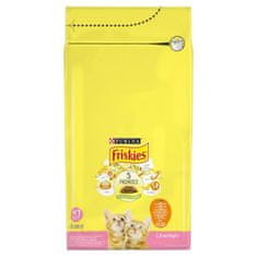 slomart FRISKIES Junior piščanec z zelenjavo in mlekom - suha hrana za mačke - 1,5 kg