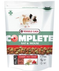 slomart Versele Laga Rat Complete 500g - Suha hrana za glodavce z vitamini E, A, D, idealna za mišice in podgane