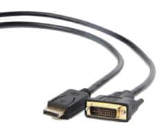 Gembird gembird cc-dpm-dvim-6 video kabelski adapter 1,8 m displayport dvi črn