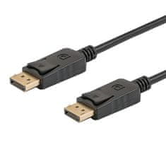 SAVIO savio cl-137 displayport kabel 3 m črn