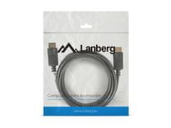 shumee Kabel Lanberg CA-DPDP-10CC-0030-BK (DisplayPort M - DisplayPort M; 3m; črn)