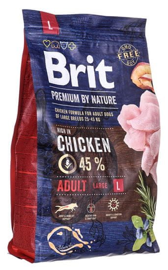 Brit BRIT Premium by Nature Adult L - suha hrana za pse - 3kg